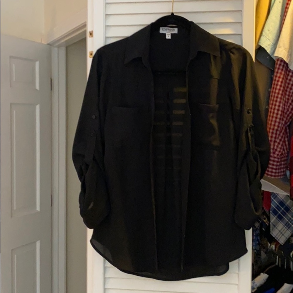 Express Black Portifino Shirt